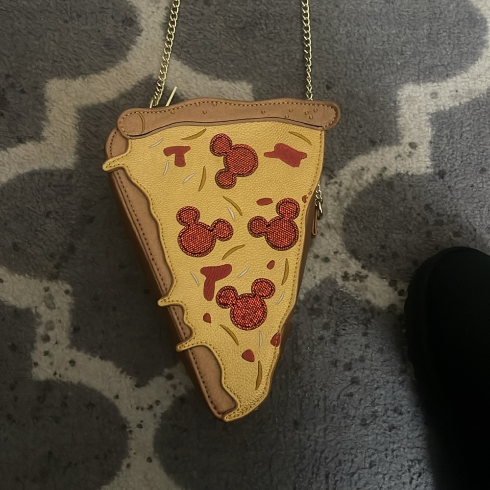 Mickey Mouse Pizza Crossbody Bag by Danielle Nicole